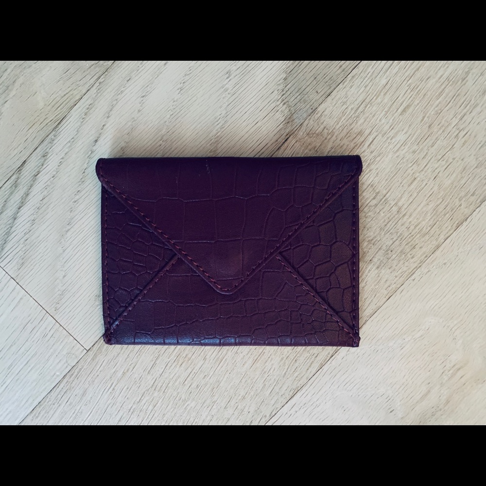 Rachel Miriam Leather Card Case Snakeskin look